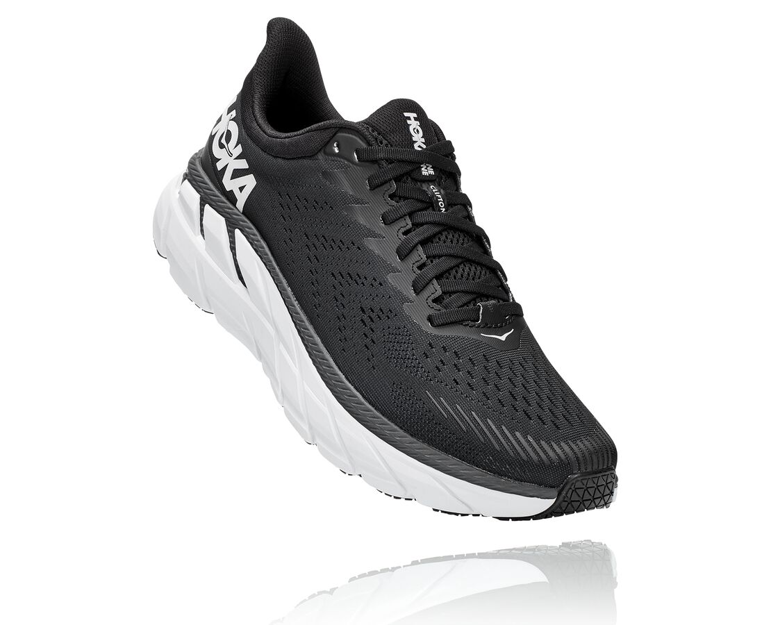 HOKA ONEONE CLIFTON 7 オールブラック　28cm 未使用 Hoka One One Clifton 7 - Mens Black/White